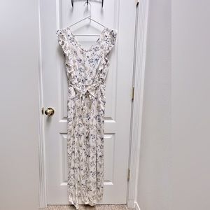 Shay Jumpsuit Cream Multi Floral